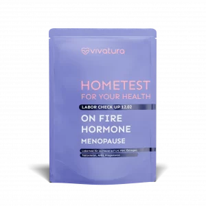 Hormon-Selbsttest für zuhause – Menopausetest aus Kapillarblut als Beispiel für die moderne Diagnostik von Vivatura und Hormonice.